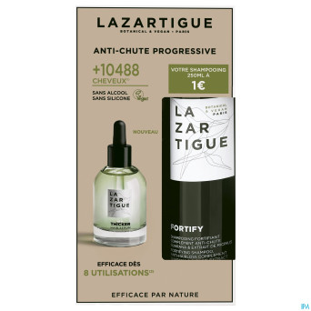 Lazartigue coffret thicker reno    2 prod.