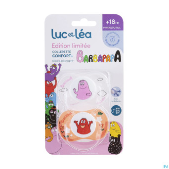 Luc&lea duo sucette phys 18m+ barbapapa anneau   2
