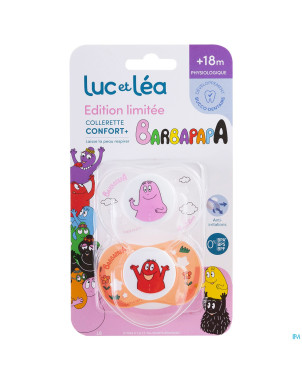 Luc&lea duo sucette phys 18m+ barbapapa anneau   2