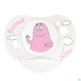 Luc&lea duo sucette phys 18m+ barbapapa anneau   2