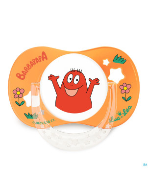 Luc&lea duo sucette phys 18m+ barbapapa anneau   2