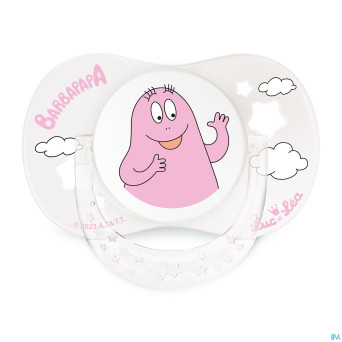 Luc&lea duo sucette phys 6-18m barbapapa anneau  2