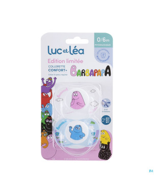Luc&lea duo sucette phys 0-6m barbapapa anneau   2