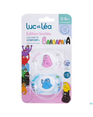 Luc&lea duo sucette phys 0-6m barbapapa anneau   2