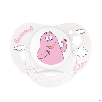 Luc&lea duo sucette ana 18m+ barbapapa anneau    2