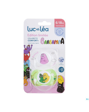 Luc&lea duo sucette ana 6-18m barbapapa anneau   2