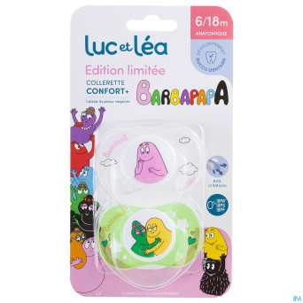 Luc&lea duo sucette ana 6-18m barbapapa anneau   2