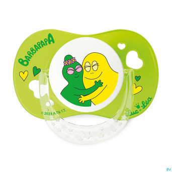 Luc&lea duo sucette ana 6-18m barbapapa anneau   2