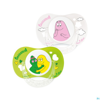 Luc&lea duo sucette ana 6-18m barbapapa anneau   2