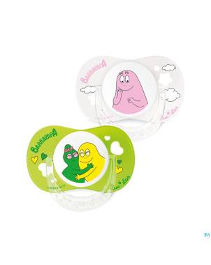 Luc&lea duo sucette ana 6-18m barbapapa anneau   2