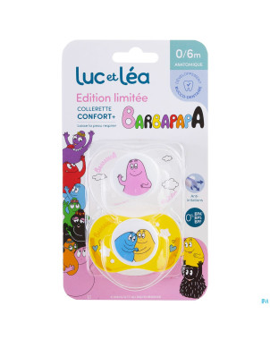 Luc&lea duo sucette ana 0-6m barbapapa anneau    2