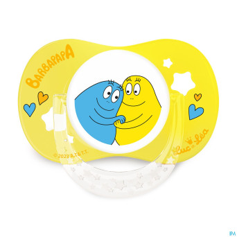 Luc&lea duo sucette ana 0-6m barbapapa anneau    2