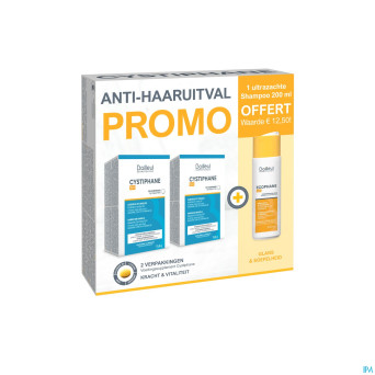 Cystiphane comp 2x120 +sh ultra doux 200ml gratuit