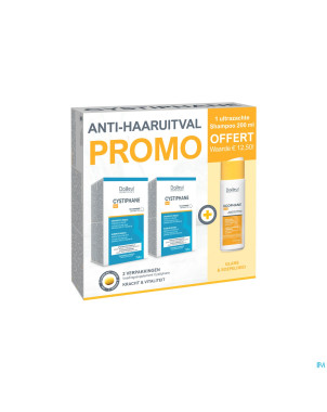 Cystiphane comp 2x120 +sh ultra doux 200ml gratuit