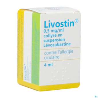 Livostin pi pharma 0,5mg/ml collyre susp   4ml pip