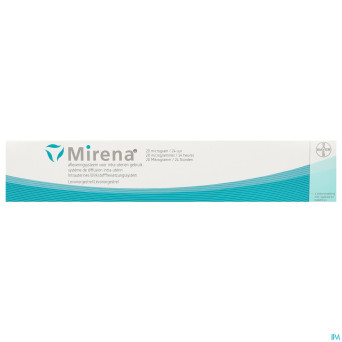 Mirena pi pharma 20mcg/24h syst.diff.intra uterin1