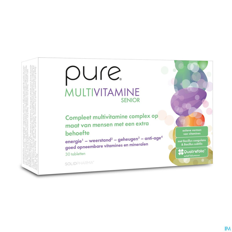 Pure multivitamine senior   comp 30