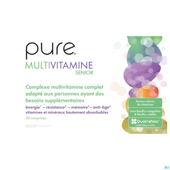 Pure multivitamine senior   comp 30