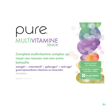 Pure multivitamine senior   comp 60