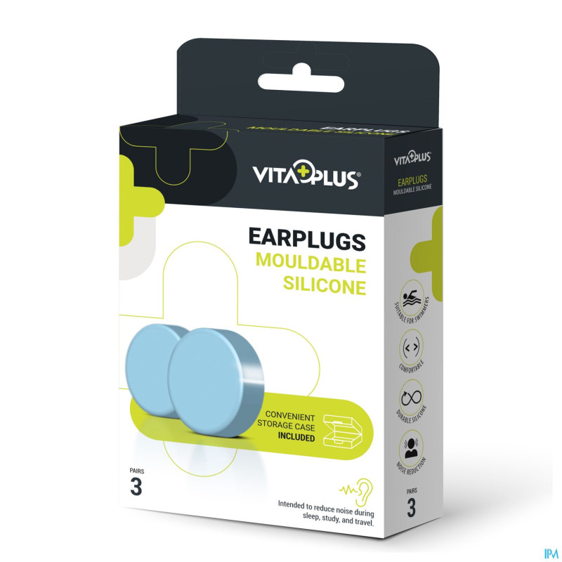 Pharmex bouchons oreille sil modul.nat.vitaplus3x2