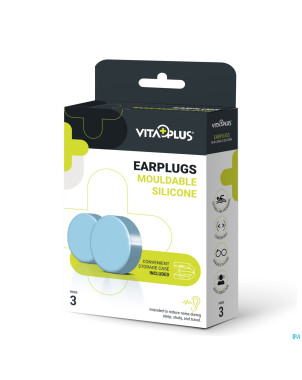 Pharmex bouchons oreille sil modul.nat.vitaplus3x2