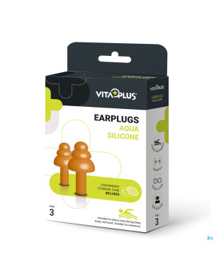 Pharmex bouchons oreille sil natation vitaplus 3x2