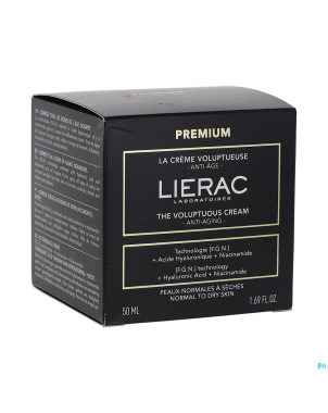 Lierac premium creme voluptueuse a/age pot 50ml nf