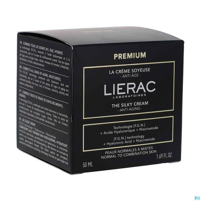 Lierac premium creme soyeuse a/age    pot 50ml nf