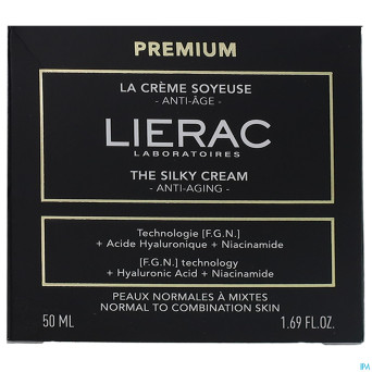 Lierac premium creme soyeuse a/age    pot 50ml nf