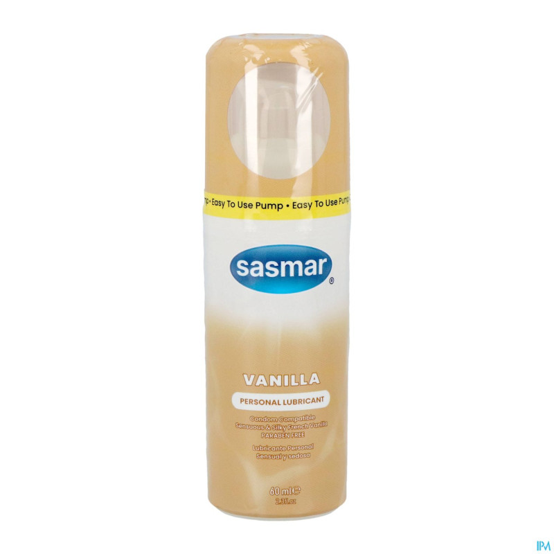Sasmar lubrifiant vanilla    pump gel 60ml