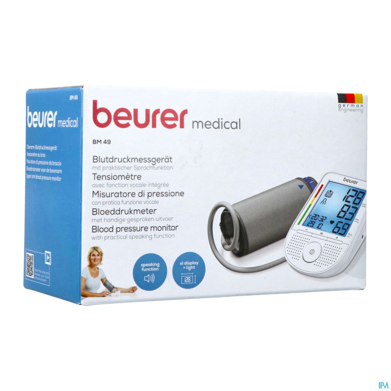Beurer tensiometre automatique parlant who bm49