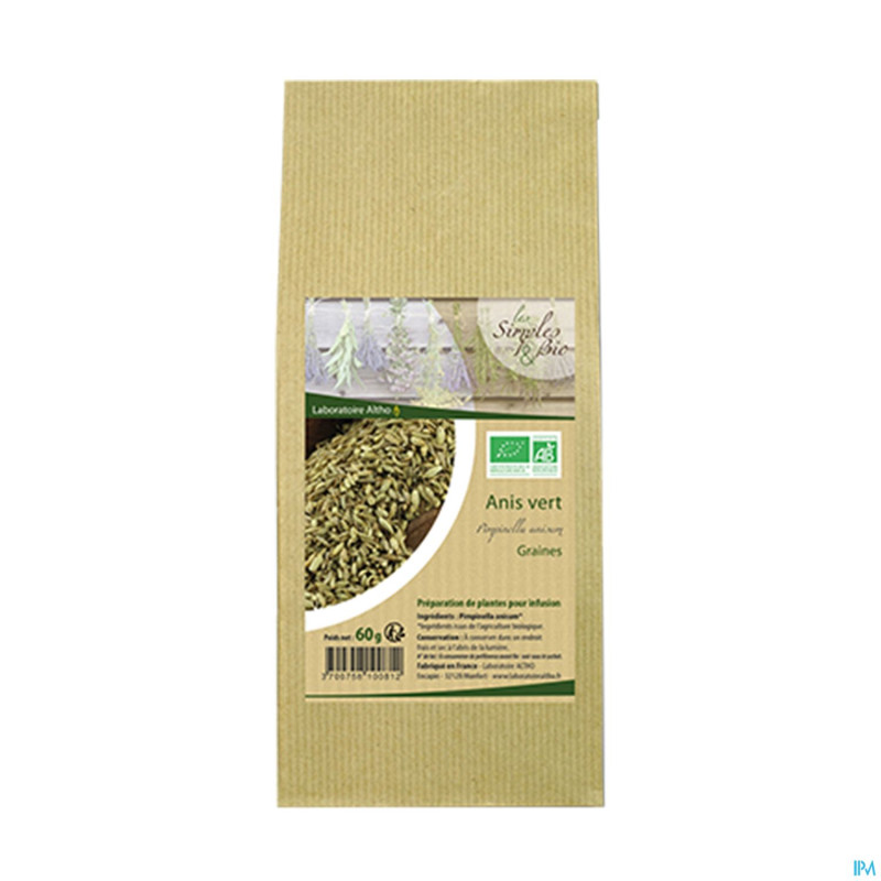 Altho simples & bio tisane anis vert    60g