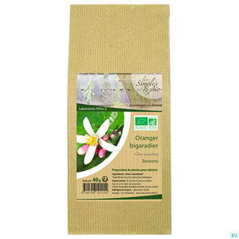 Altho simples & bio tisane oranger bigar.bouton40g