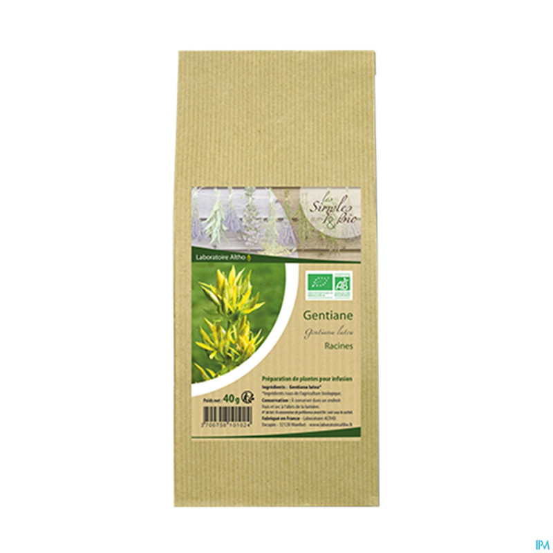 Altho simples & bio tisane gentiane    40g