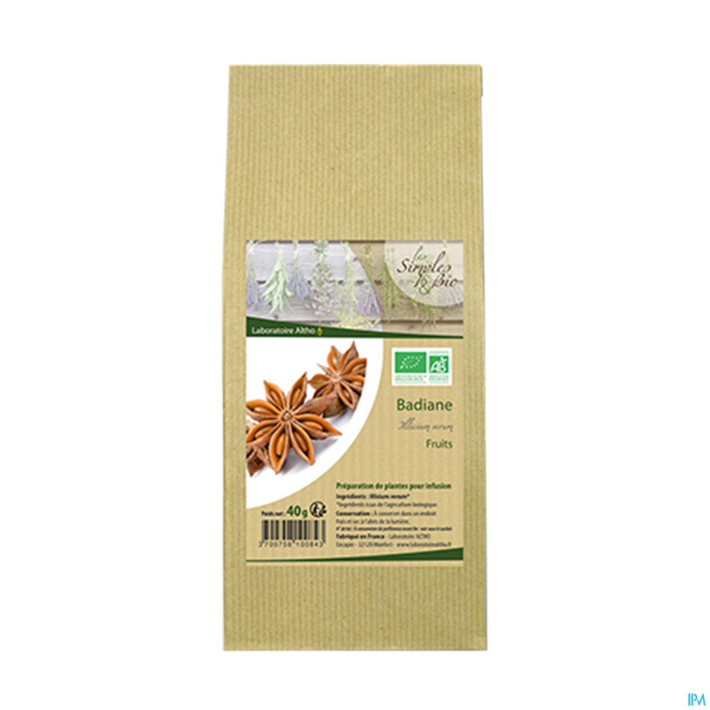 Altho simples & bio tisane badiane    40g