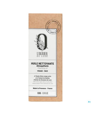 Olivier de leos huile nettoyant.demaq.visage 100ml