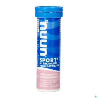 Nuun sport gout limonade fraise    comp efferv 10
