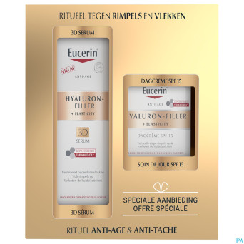 Eucerin coffret hyalyron fill.+elast.duo 3d 2 prod