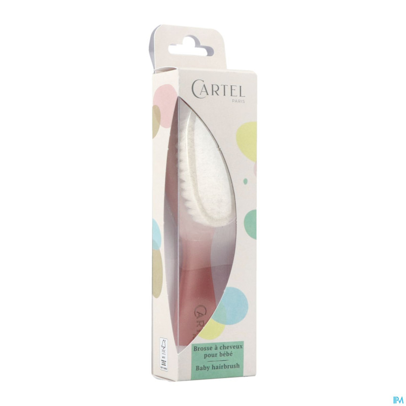 Cartel brosse cheveux bebe rose asie
