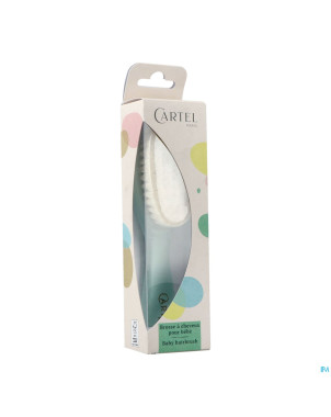 Cartel brosse cheveux bebe verte asie