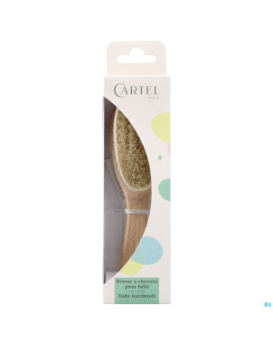 Cartel brosse cheveux bebe bois naturel asie