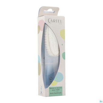 Cartel brosse cheveux bebe bleue asie