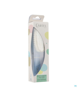 Cartel brosse cheveux bebe bleue asie