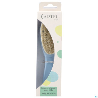 Cartel brosse cheveux bebe bleue asie