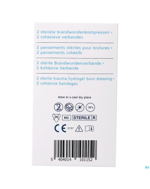 Burncare covacalm set compresses brulures  4 prod.