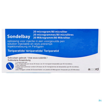 Sondelbay accord 20mcg/80mcl stylo preremplie2,4ml