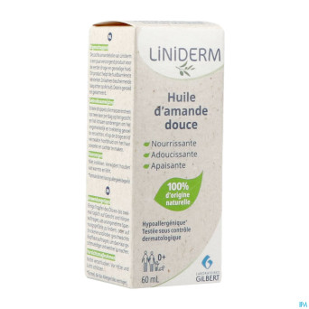 Liniderm huile amande douce    60ml