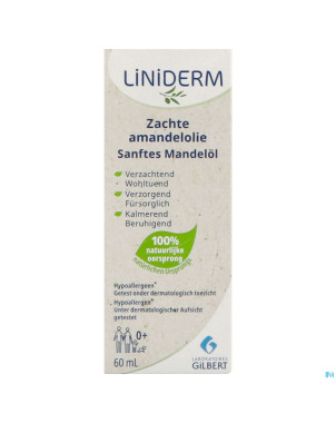 Liniderm huile amande douce    60ml
