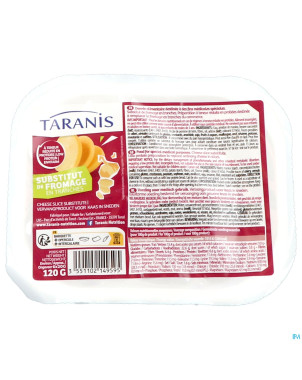 Taranis substitut fromage tranches 120g
