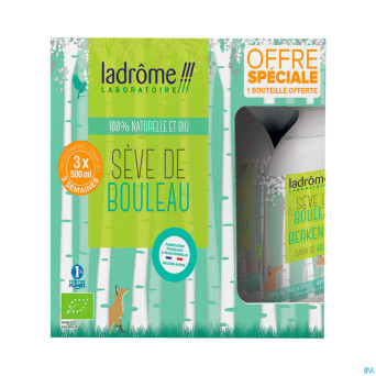 Ladrome seve bouleau    3x500ml